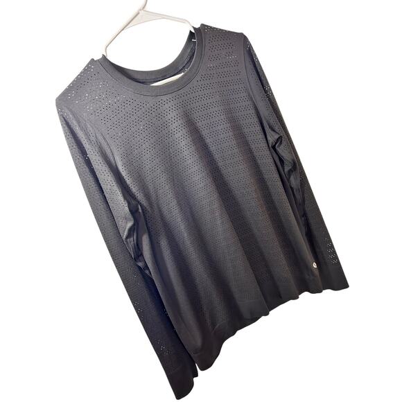 Lululemon Women Breeze by Quicksand Long Sleeve Shirt Athletic Running Gym Black - Picture 1 of 9